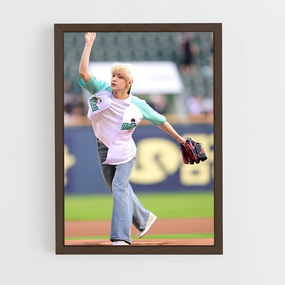 Poster Le Lancer du Jeune Champion – affiche Baseball (vue 5)